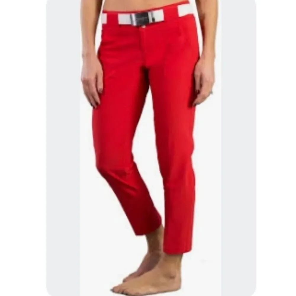EUC JOFIT Everyday Pant Cropped Red Size 0
